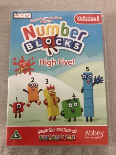 Numberblocks DVD Volume 1 - High Five! - Educational - Counting - Maths 5012106939646 | eBay