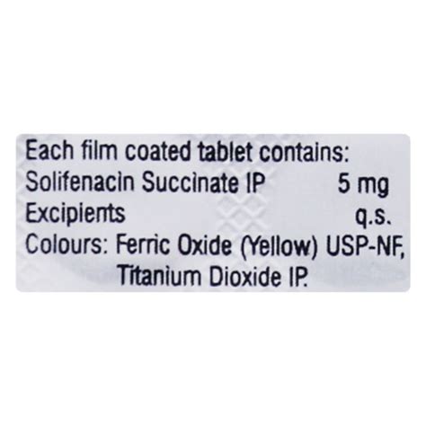 Soliten 5mg Tablet 10'S - Price, Uses, Side Effects | Netmeds