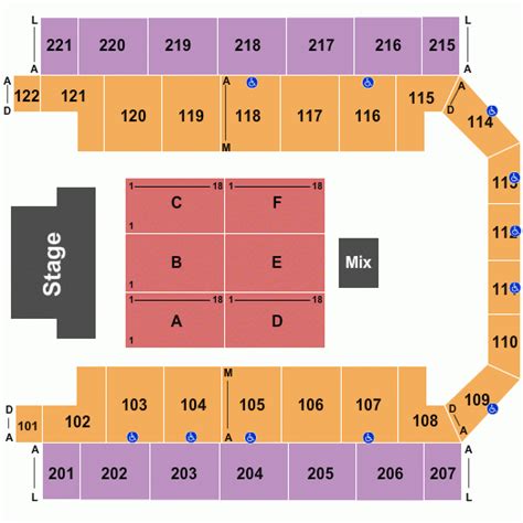 Carlson Center Seating Chart - Center Seating Chart