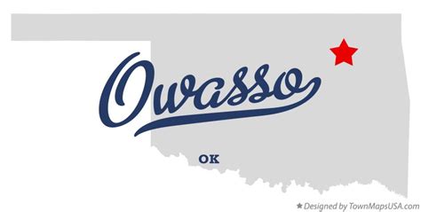 Map of Owasso, OK, Oklahoma