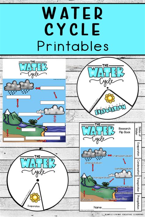 Water Cycle Printable Free