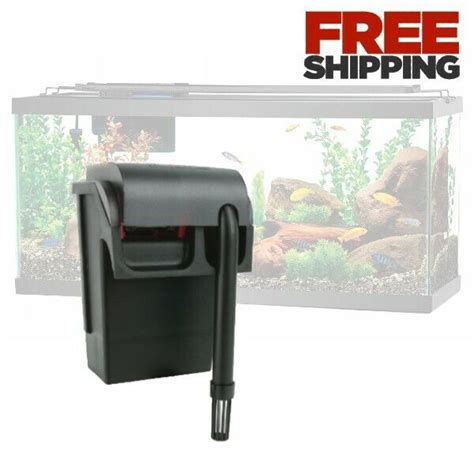 Small Fish Tank Power Filter Aquarium Pump Saltwater Freshwater 10 ...