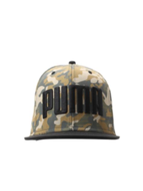 Buy Puma Unisex Beige & Grey Camouflage Printed Baseball Cap - Caps for ...