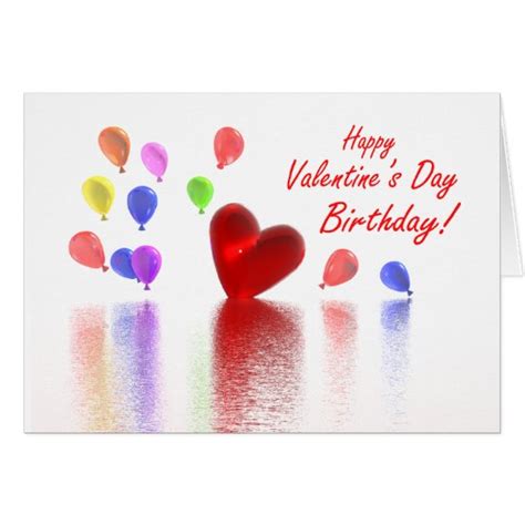 Valentine Birthday Celebration Card | Zazzle.com