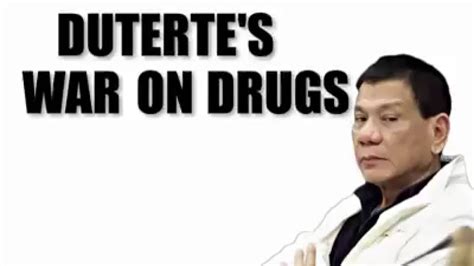 President Duterte's War on Drugs Expalined - YouTube