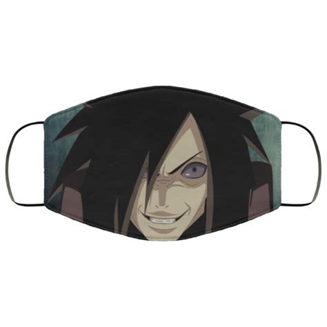 Madara Uchiha face mask Reusable, washable - Q-Finder Trending Design T Shirt