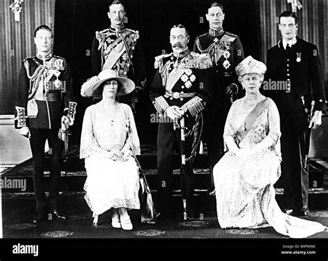 Queen Mother wedding of the Duke of York to Lady Elizabeth Bowes Lyon in April 1923 Stock Photo ...