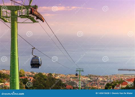 Cable car Monte Funchal stock photo. Image of culture - 143615638