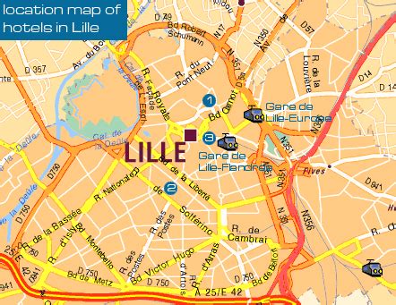 Carte Ville Lille - My blog