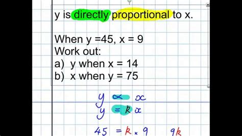 solving problems with direct proportion