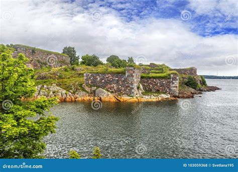 Suomenlinna or Sveaborg Fortress. Helsinki. Finland Stock Photo - Image of historical, island ...