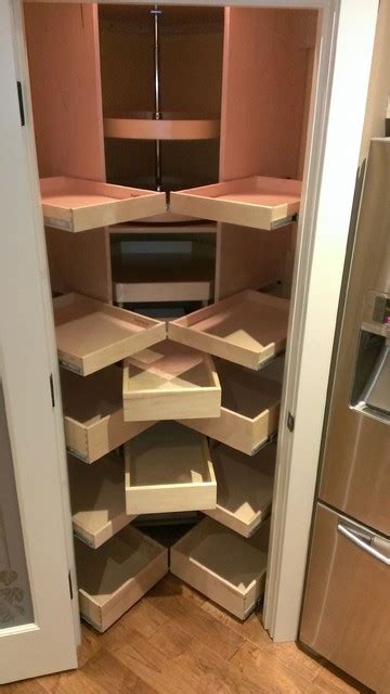 Corner Pantry Pull Out Shelves - Pantry Cabinets - atlanta - by ...