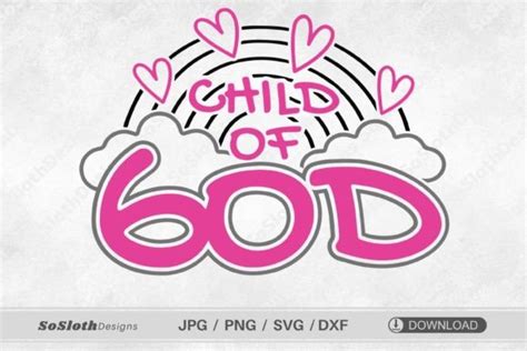 Child of God Svg, Christian Svg Graphic by SoSlothDesigns · Creative Fabrica