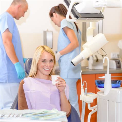 Smiling Patient at Dentist Surgery Stock Photo - Image of dental, healthy: 24908968