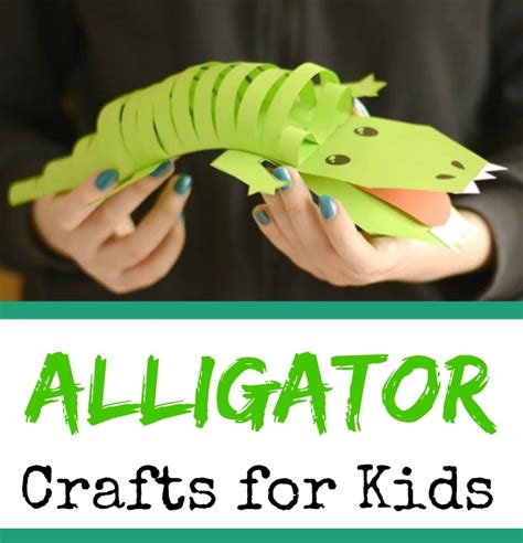 Alligator Crafts for Kids: 8 Exciting Alligator Craft Projects - Mom Foodie