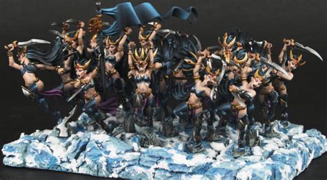 Witch Elves unit (with a twist) for Warhammer • Chest of Colors