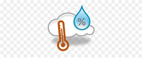 Clip Art Thermometer And Humidity - Humidity Clipart - FlyClipart