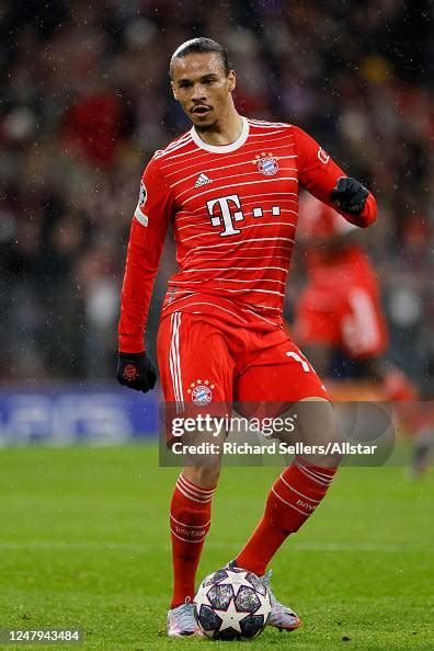 Leroy Sane of Bayern Munich on the ball during the UEFA Champions... News Photo - Getty Images