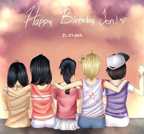 HAPPY BIRTHDAY JEN by Rinspirit-Art on DeviantArt