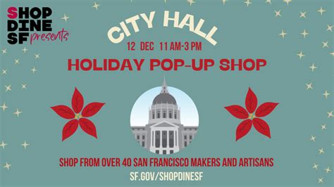 SF's City Hall Holiday Pop-up Shop w/ 40+ Artists & Makers (2023)