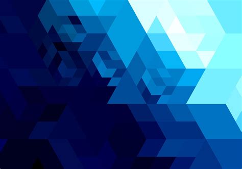 Abstract bright blue geometric shape 95240 Vector Art at Vecteezy