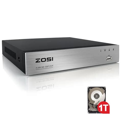 ZOSI 4 Channel AHD 720P DVR,Security DVR Recorder with HDMI,Playback,Internet & Smartphone ...