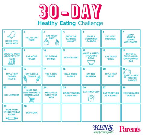 30 Day Clean Eating Meal Plan Printable