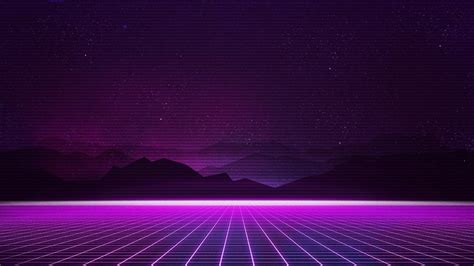 Synthwave Background Hd