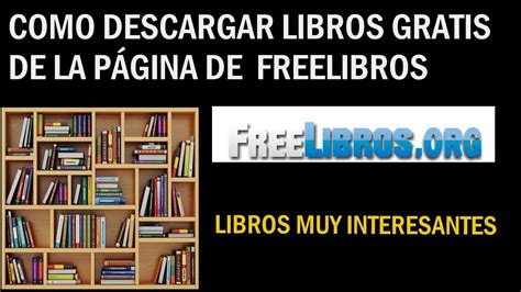 Como Descargar Libros Gratis de la pagina de Freelibros - YouTube