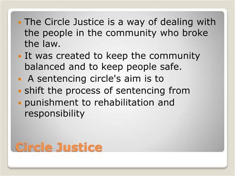 PPT - Circle Justice PowerPoint Presentation, free download - ID:1566400