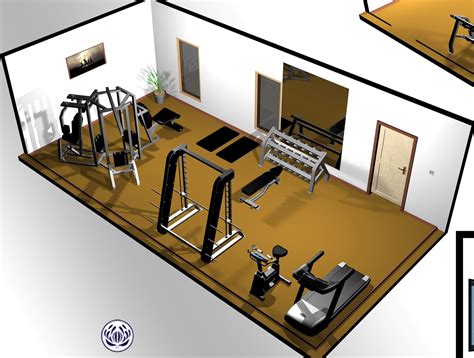 Good layout with all the right equipment | Gym room at home, Home gym ...