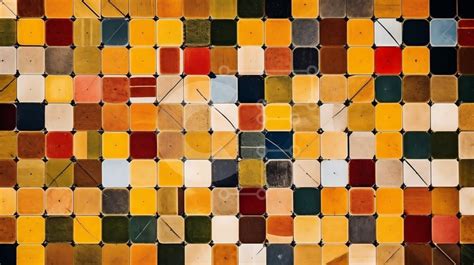 Brown and Beige Mosaic Texture stock photo | Creative Fabrica