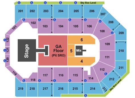 Toyota Arena Seating Chart Ontario