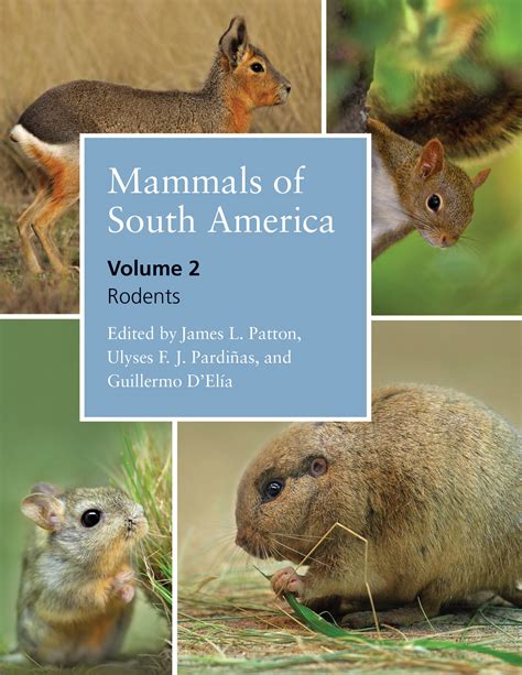 Mammals of South America, Volume 2: Rodents, Patton, Pardiñas, D’Elía