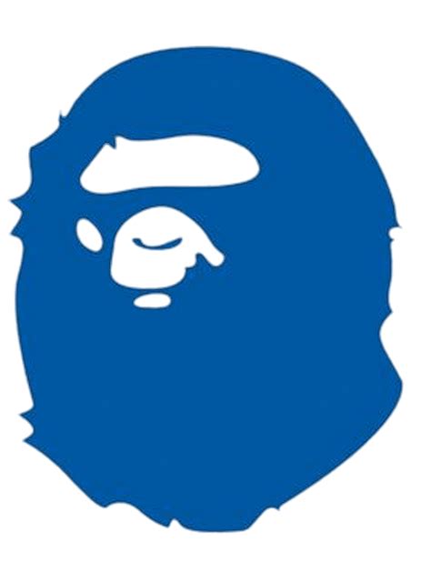 BAPE blue logo transparent PNG - StickPNG