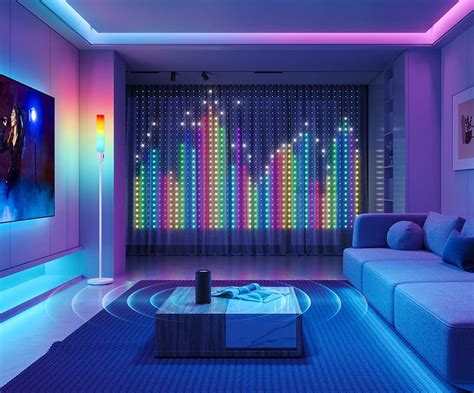 Govee LED Curtain Lights Illuminate Your House with Pixel Art and ...