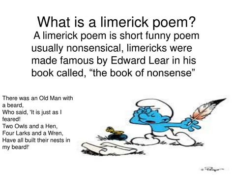 PPT - Limerick poems PowerPoint Presentation, free download - ID:2653154