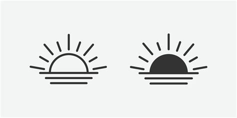 Sunrise Icon Vector Art, Icons, and Graphics for Free Download