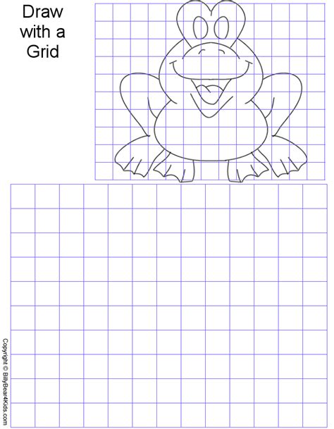 Printable Grid Drawing Worksheets – Kidsworksheetfun