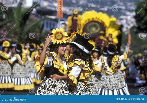 EUROPE PORTUGAL MADEIRA FUNCHAL FLOWER FESTIVAL Editorial Image - Image ...