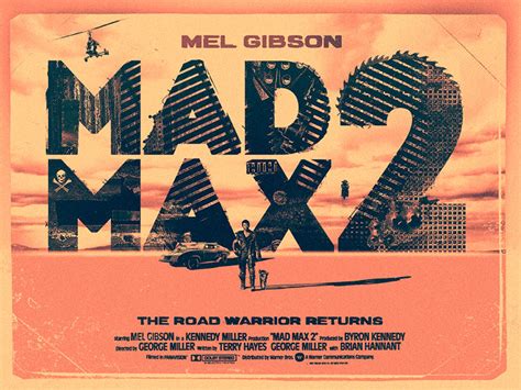 Alternative movie poster for Mad Max 2 by Scott Woolston