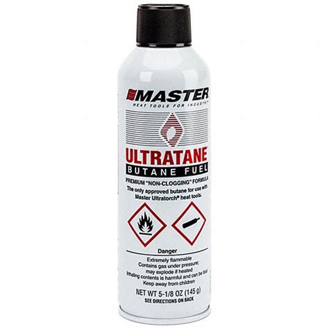 MASTER APPLIANCE Butane Refill Canister: Butane, 5.13 fl oz - 3W799 ...