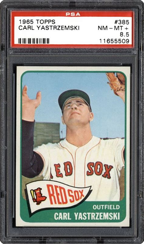 Auction Prices Realized Baseball Cards 1965 TOPPS Carl Yastrzemski Summary