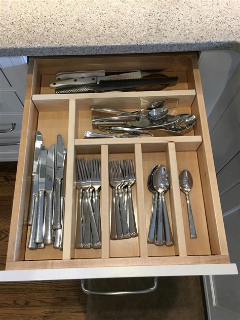 Custom sized Silverware organizers – DrawerEssentials.com – Drawer ...