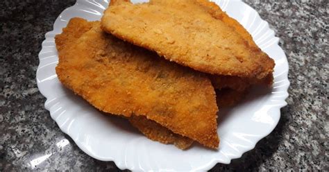 Milanesas de pollo al horno Receta de Carolina Olivera G.- Cookpad