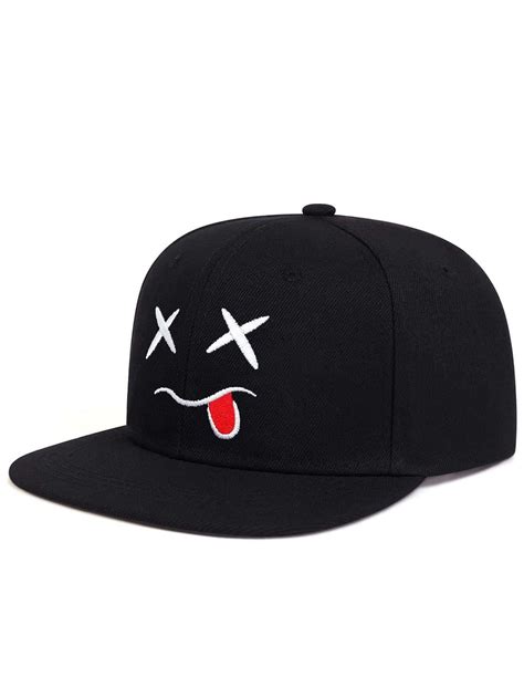 Naughty Emoji Graphic Fashion Cap