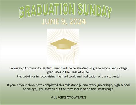 Class of 2024-Graduation Sunday | Mysite