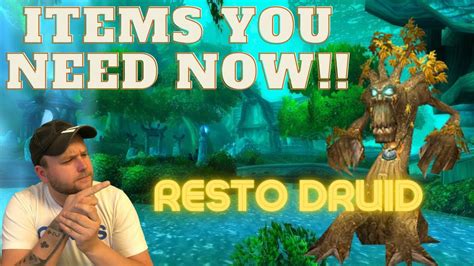 Classic WoW Resto Druid items you want for TBC! BiS Gear to get in Karazhan fast! - YouTube