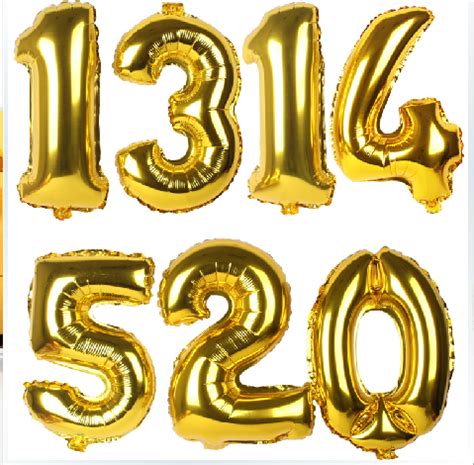 Jumbo Gold Number Balloons (1 metre tall) (B03) - FLORAL GARAGE SG