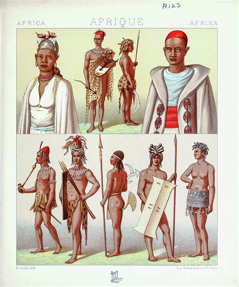 Ancient African tribal fashion and accessories p7 Photograph by Historic illustrations - Pixels